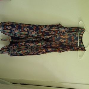 Peacock inspired dress